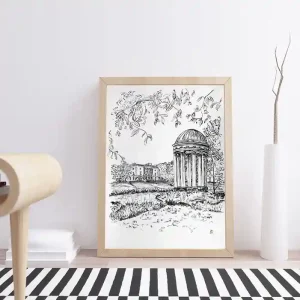 Kunstdruck Agra-Park | A4 & A3