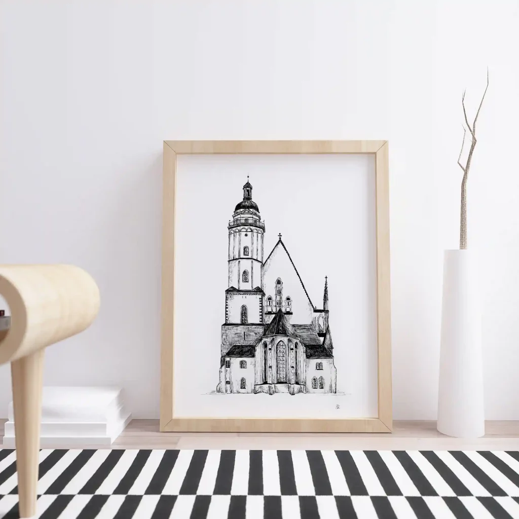 Kunstdruck Thomaskirche | A4 & A3