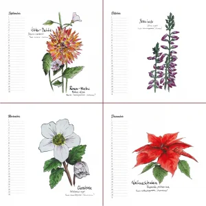 Geburtstagskalender Botanical Illustration