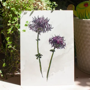 Postkarte Blumen