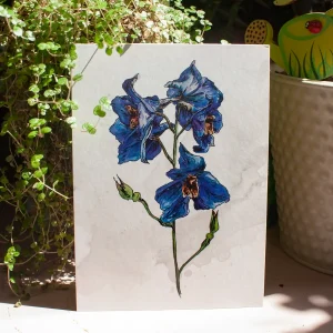 Postkarte Blumen